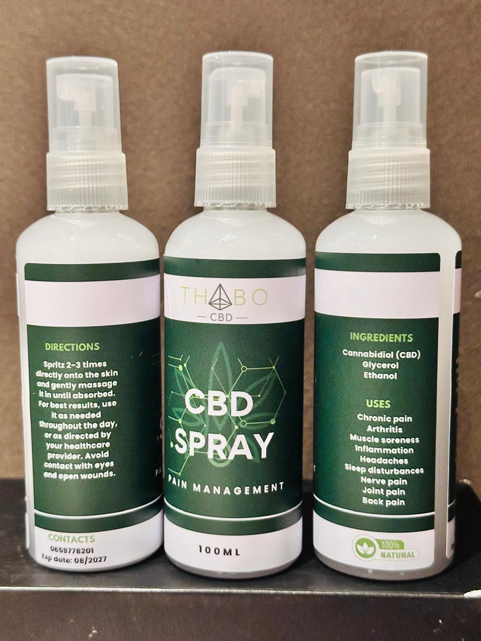 CBD Pain Relief Spray - Topical